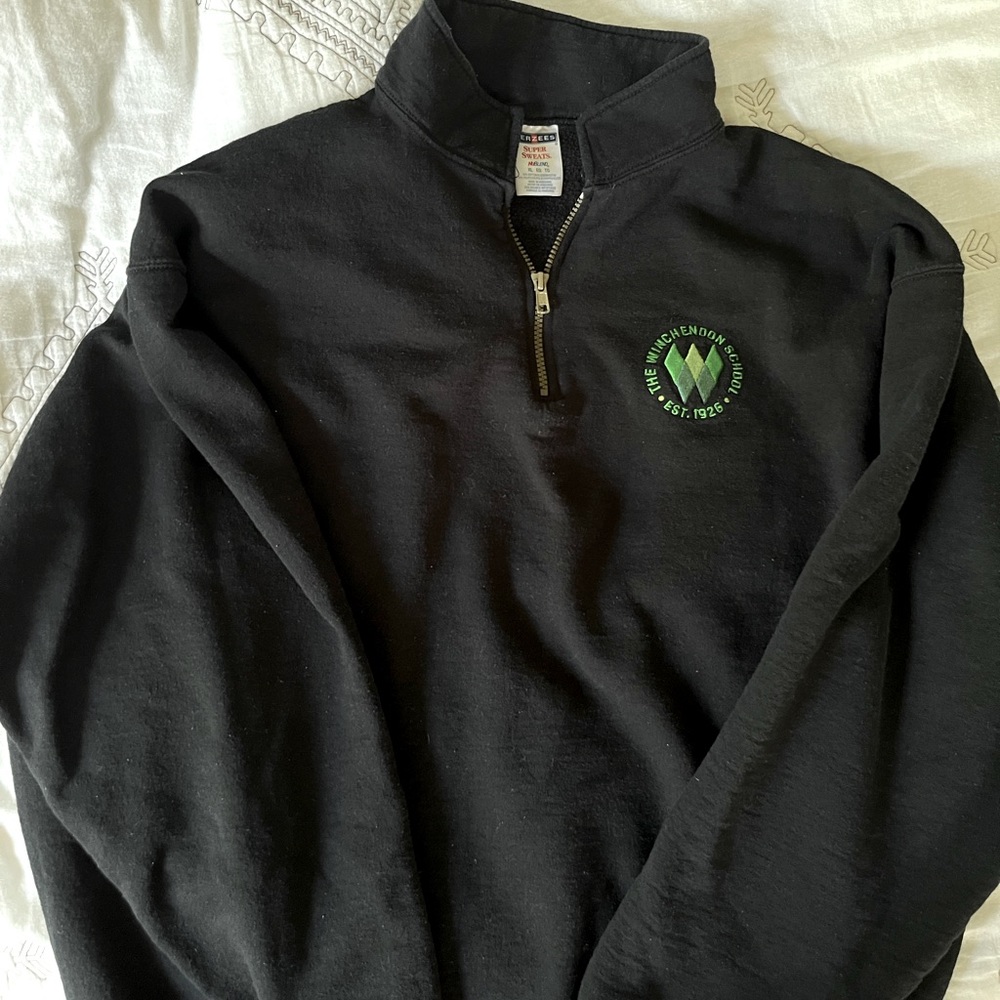 black quarter zip!
